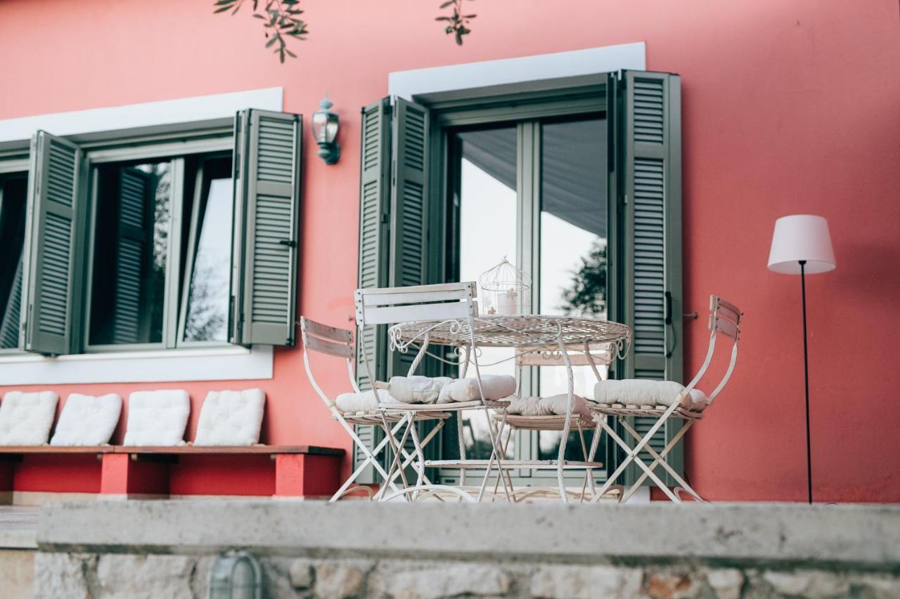 Villa La Casa Rossa Áyios Nikítas Esterno foto