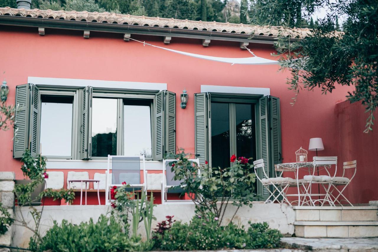 Villa La Casa Rossa Áyios Nikítas Esterno foto