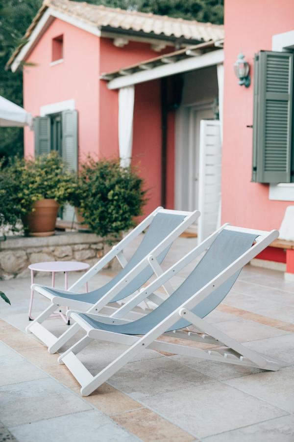 Villa La Casa Rossa Áyios Nikítas Esterno foto