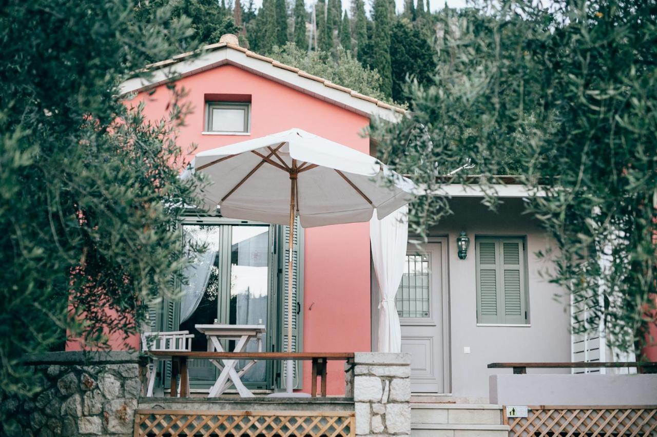 Villa La Casa Rossa Áyios Nikítas Esterno foto